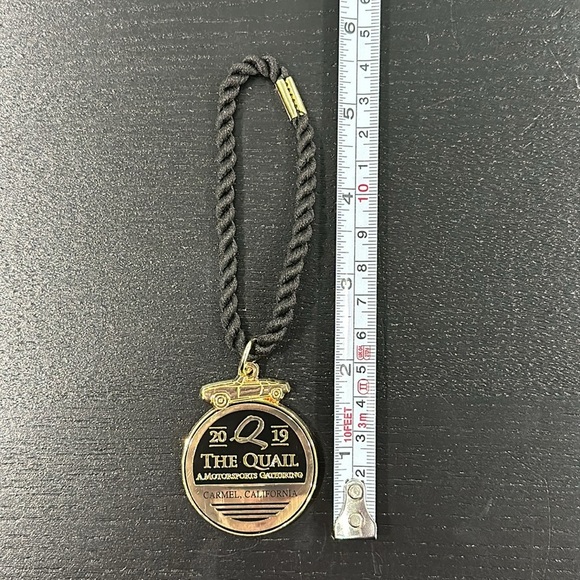 Quail Motorsports 2019 Gold Metal Medallion - Picture 3 of 4